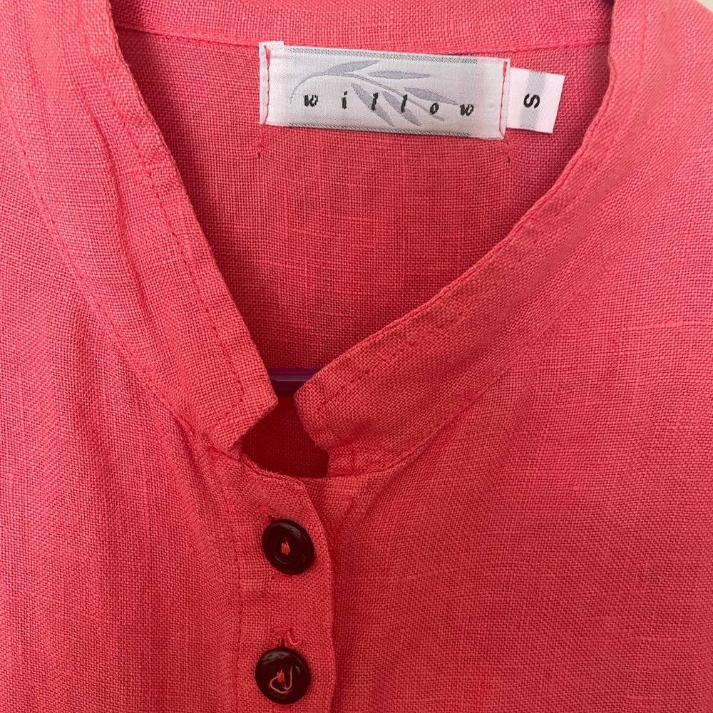 Willow size small/m linen blouse/ summer jacket - Picture 2 of 8